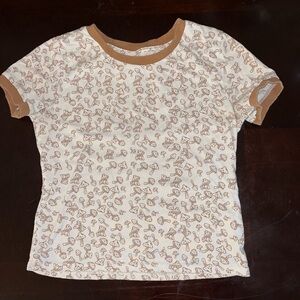 No Boundaries Cream and Brown Kids Shirt
